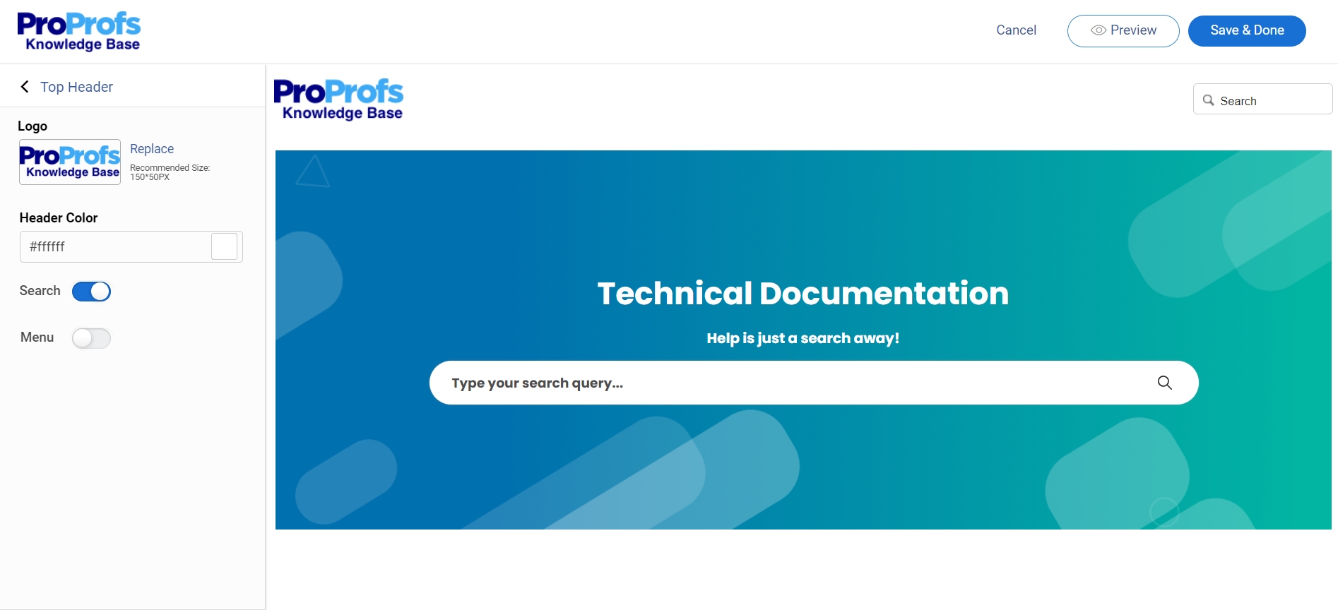 Customize KB Template