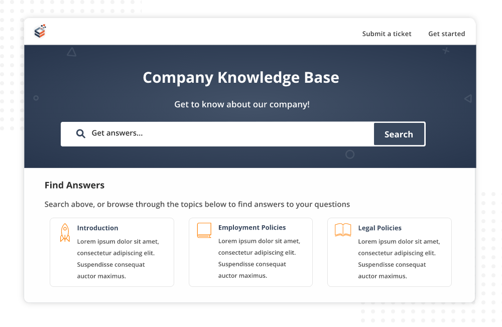 Knowledge Transfer Software Template