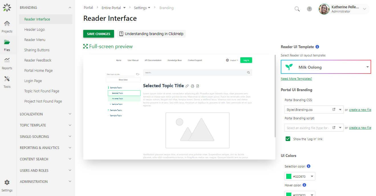 ClickHelp User Manual Software