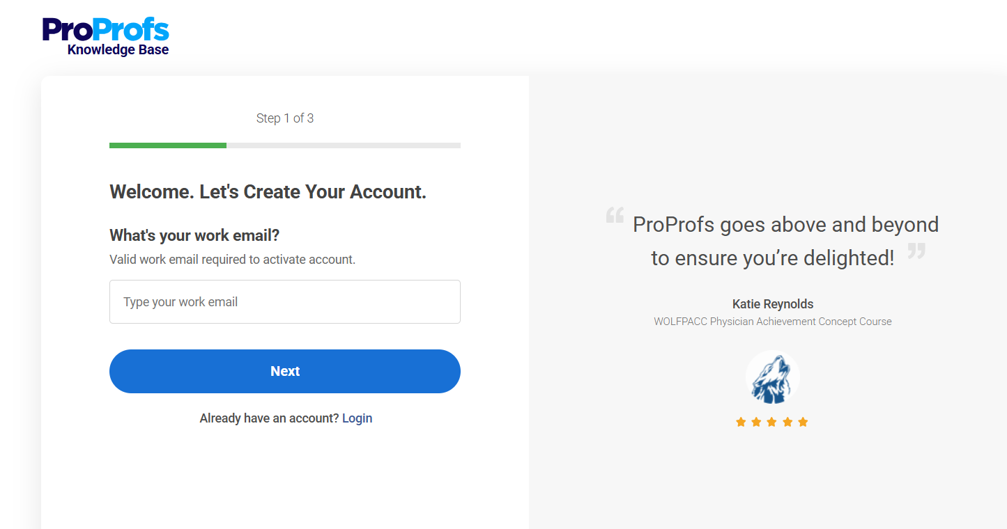 Create a forever free knowledge base account