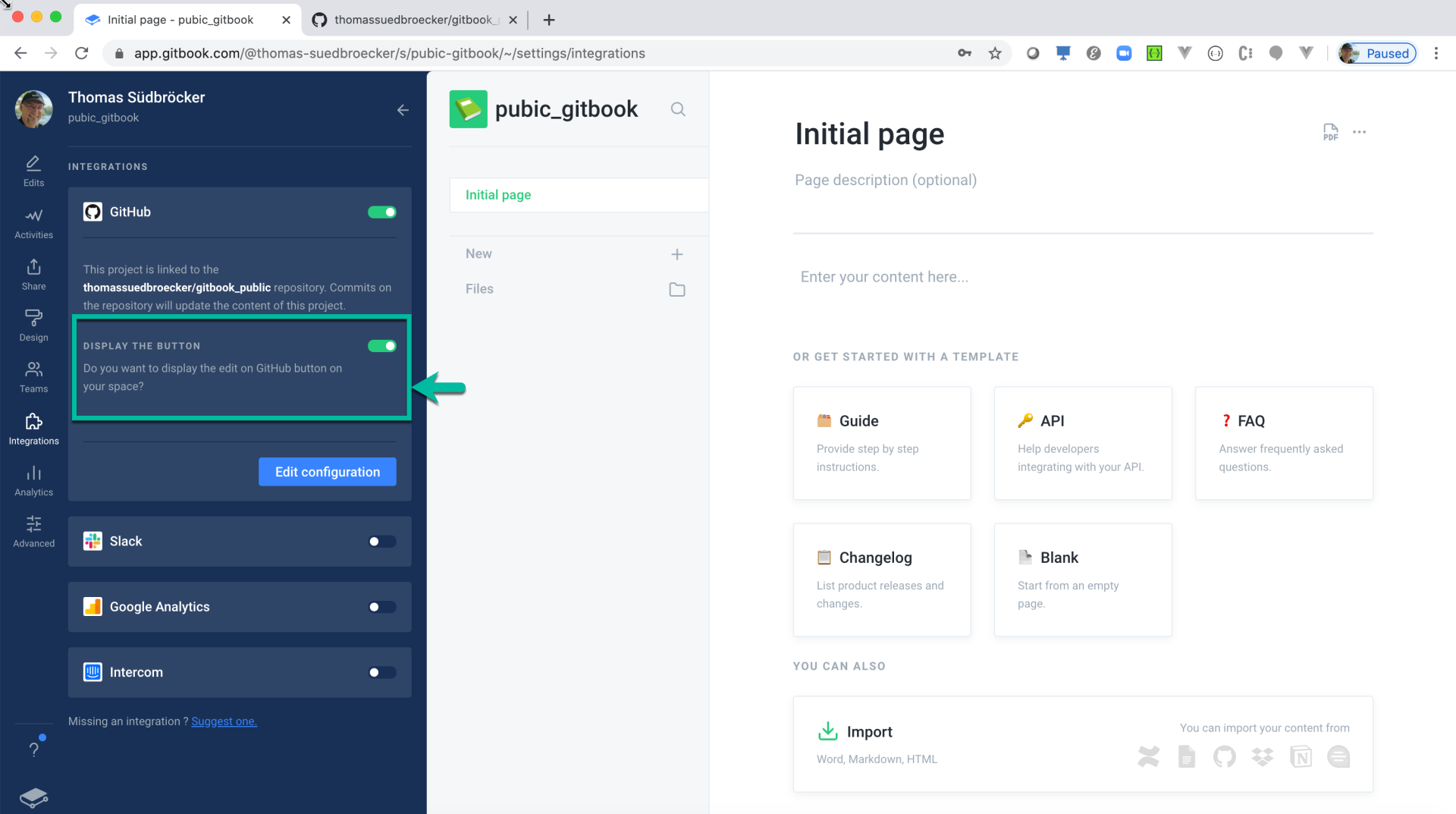 GitBook User Manual Software
