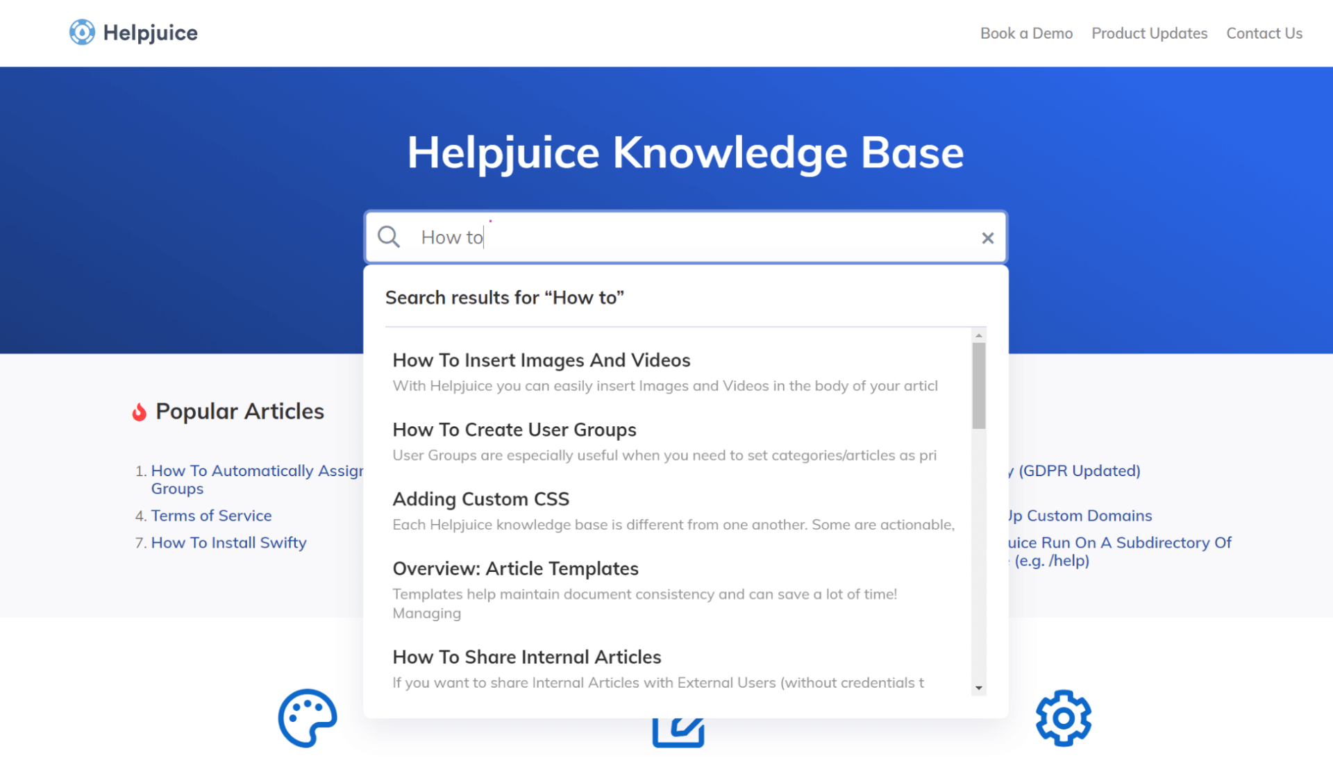 Knowledge management system Helpjuice