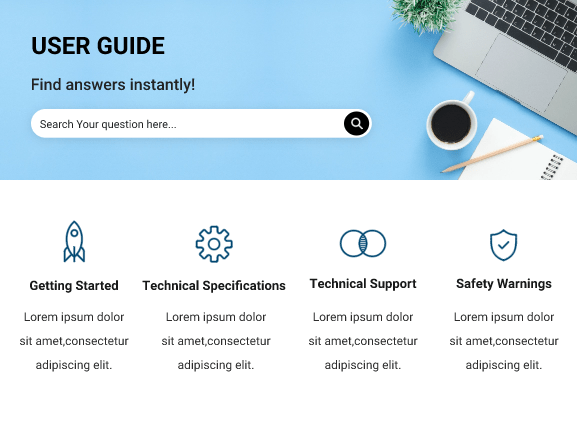 user guide template