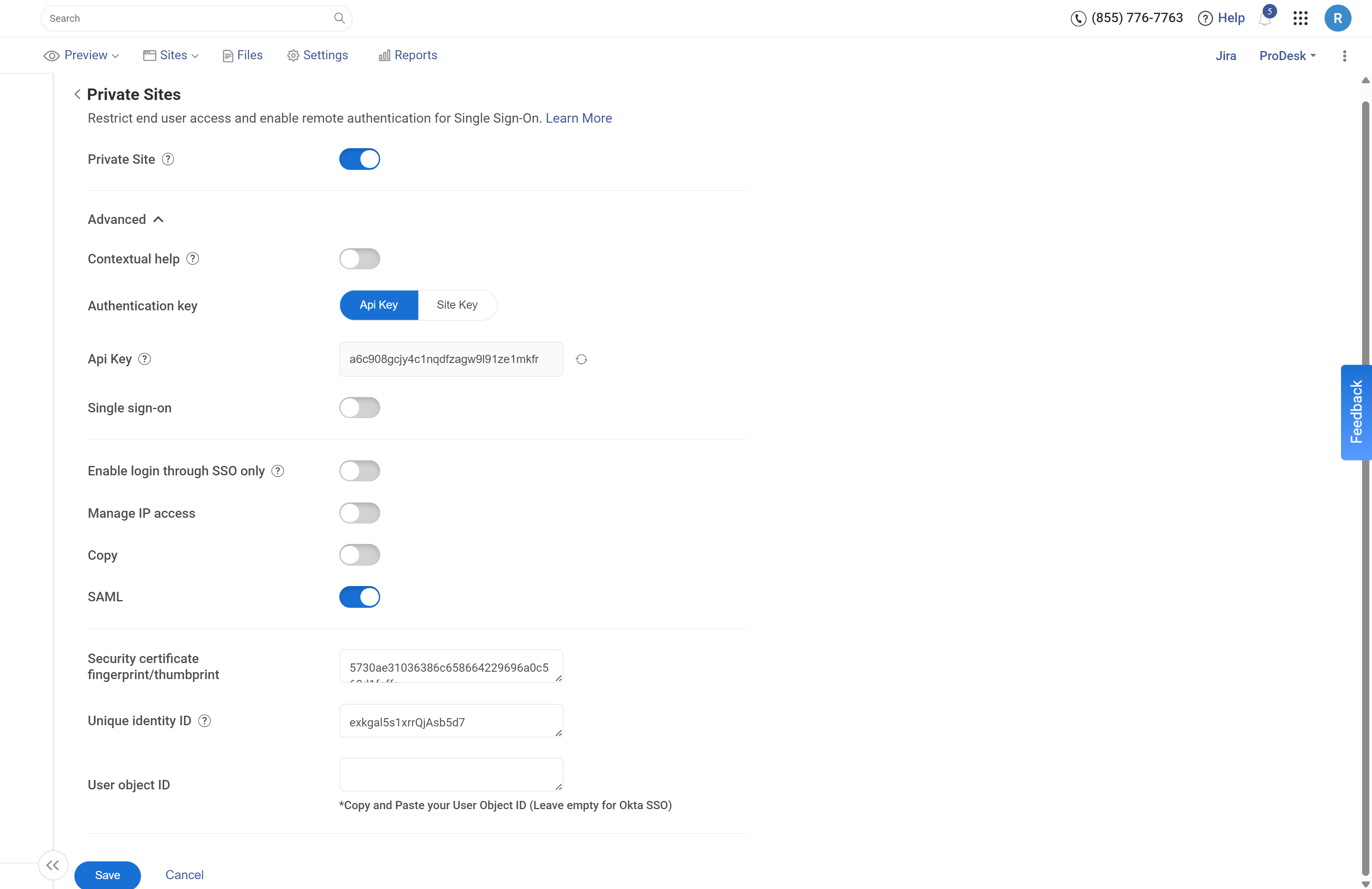 knowledge management tool security features