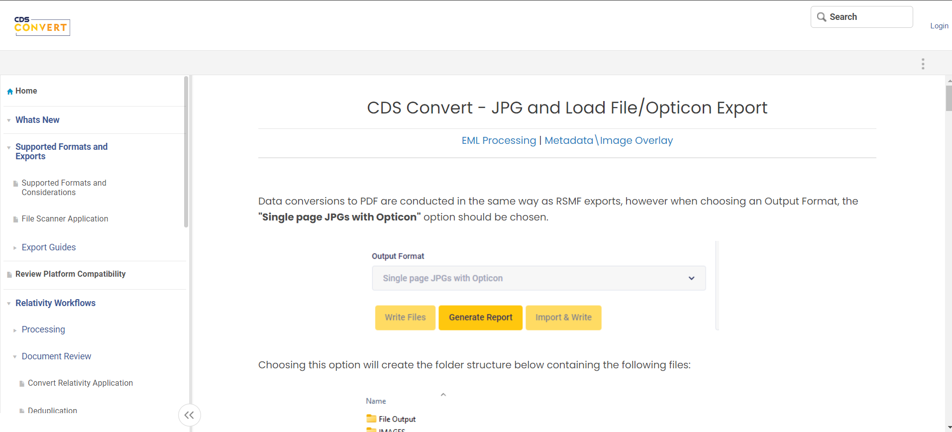 CDS CONVERT_Free manual creator