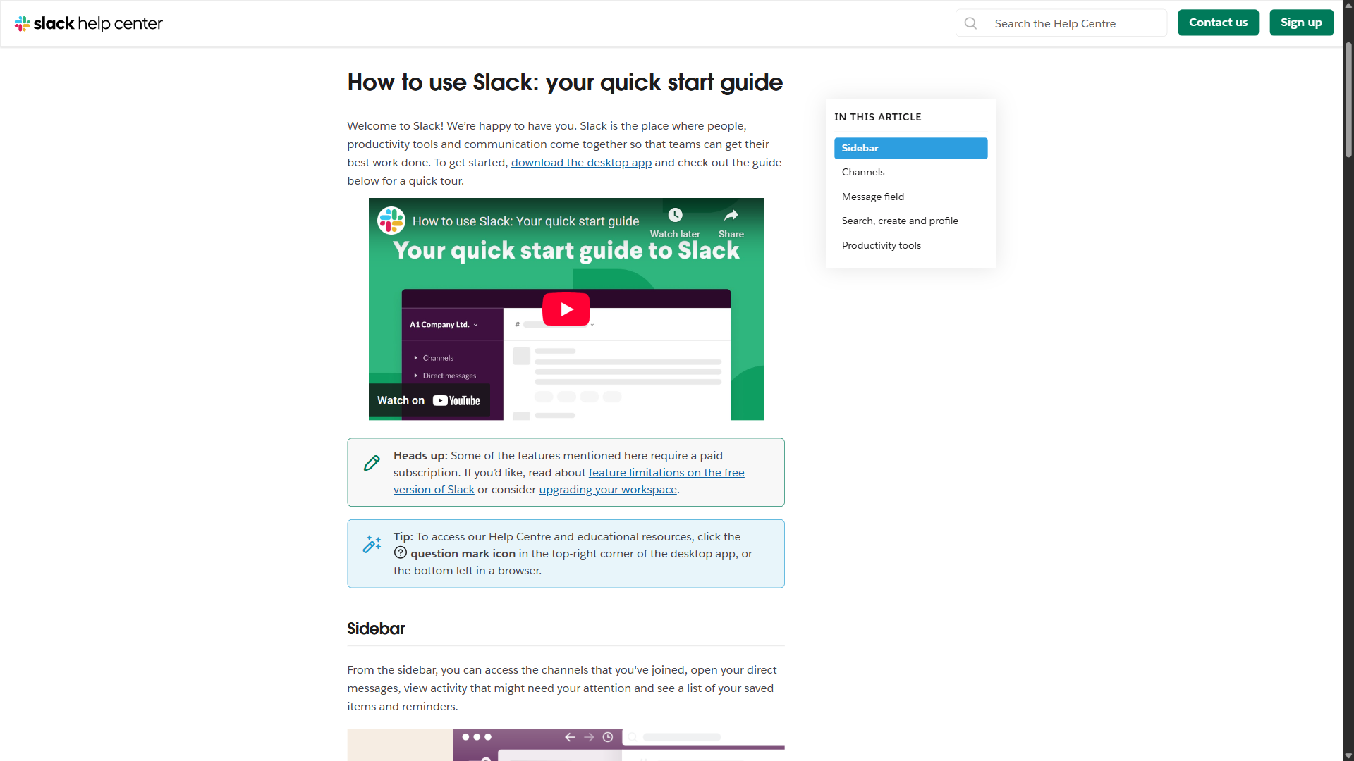 KB_Example_Slack