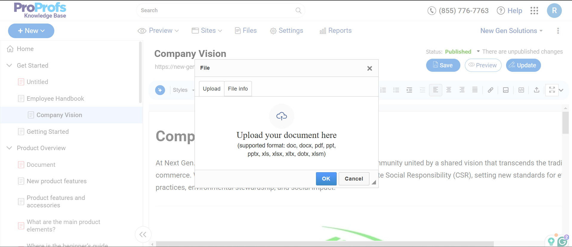 KB Import Content