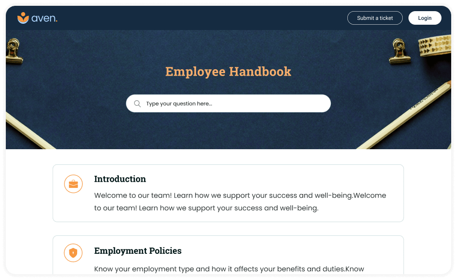 Templates_Employee Handbook Template