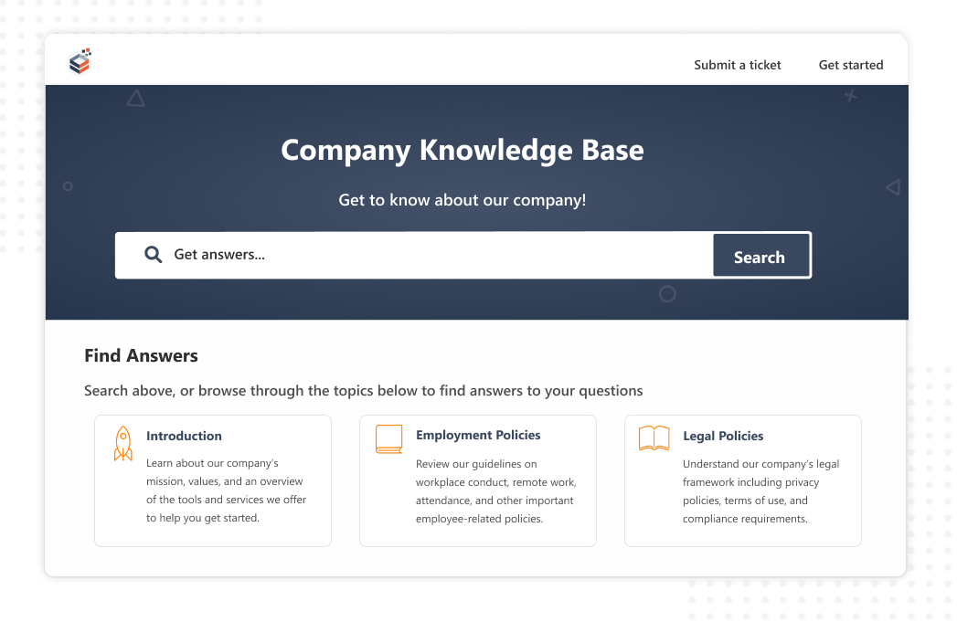 managing & maintaining an internal knowledge base
