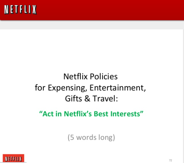 Netflix Employee Handbook