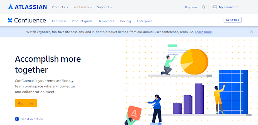 Atlassian Confluence is a reliable alternative to ServiceNow